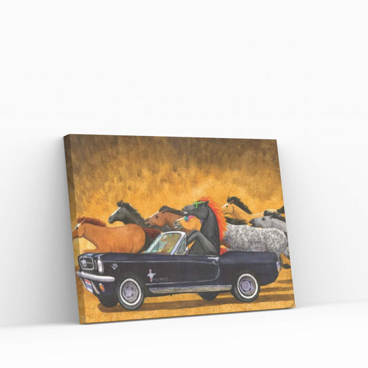 Stangs Canvas Wall Art - Y Canvas