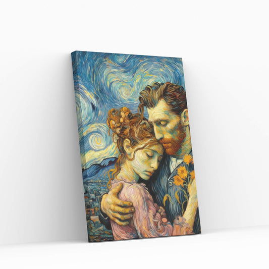Van Gogh Love Reproduction Canvas Wall Art - Y Canvas