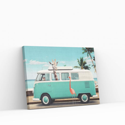 On The Road Canvas Wall Art - Y Canvas