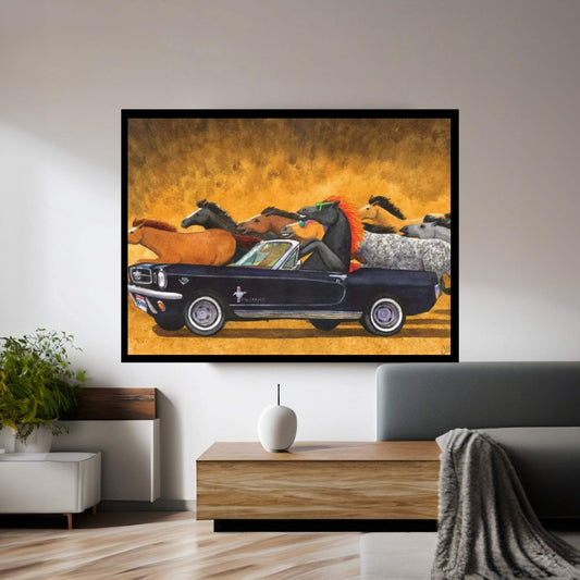 Stangs Canvas Wall Art - Y Canvas