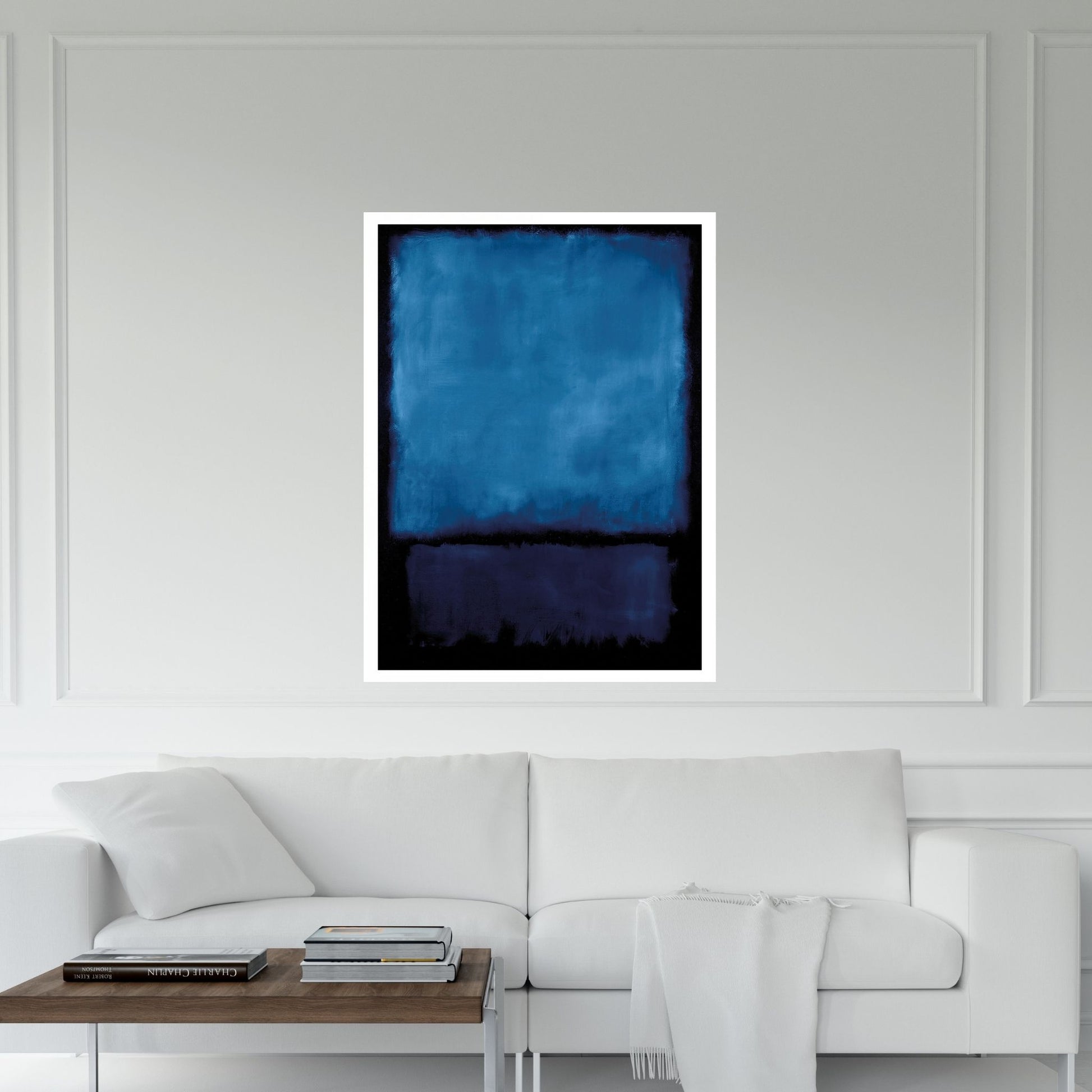 Mark Rothko Canvas Wall Art Print Blue Black YCanvas.com