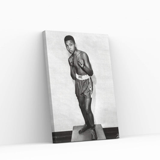 12 Year Old Cassius Clay (Muhammad Ali) Canvas Wall Art - Y Canvas